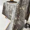 New Jacquard Square Scarf Women's Light Luxury High-end Imitation Cashmere Shawl Versatile Thickened Scarf
