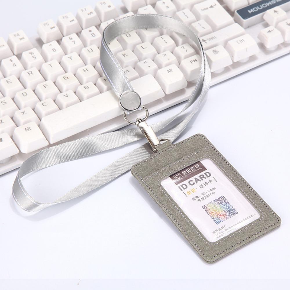 Wallet Coin Bag Lanyards ID Badge Holder Credit Card Holder Strap Card holder Protect Cover Bag