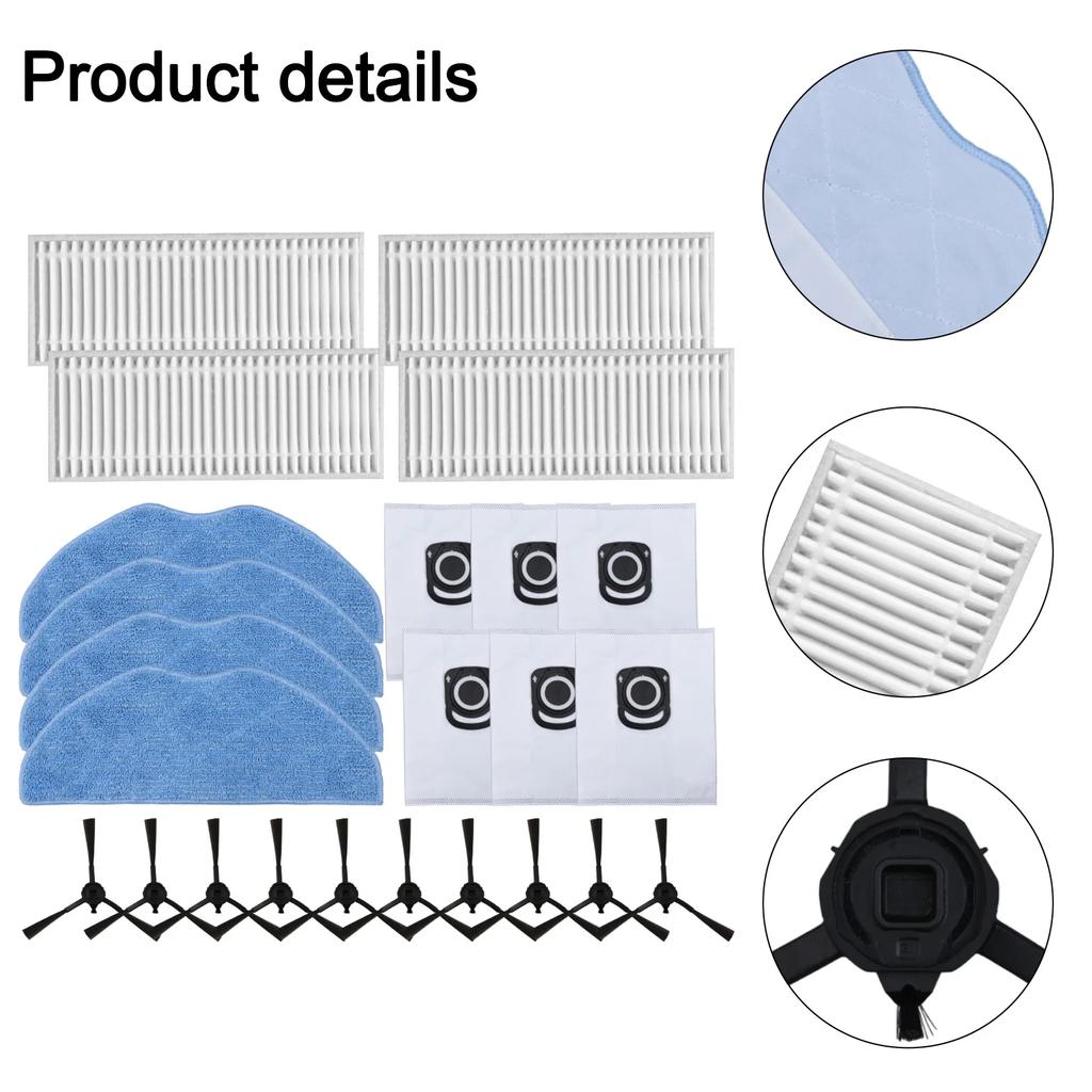For Tefal For For X-Plorer Serie 75 S+ RG8597W Vacuum Cleaner Side Brush Filter Mop Cloth Bag Vacuum Cleaner Accessories / Kits