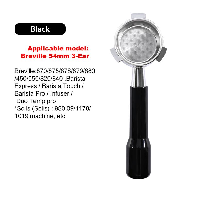 54mm Coffee Bottomless Portafilter Naked For Breville Sage 870 878 880 Replacement Filter Basket Barista Tool Espresso Machine