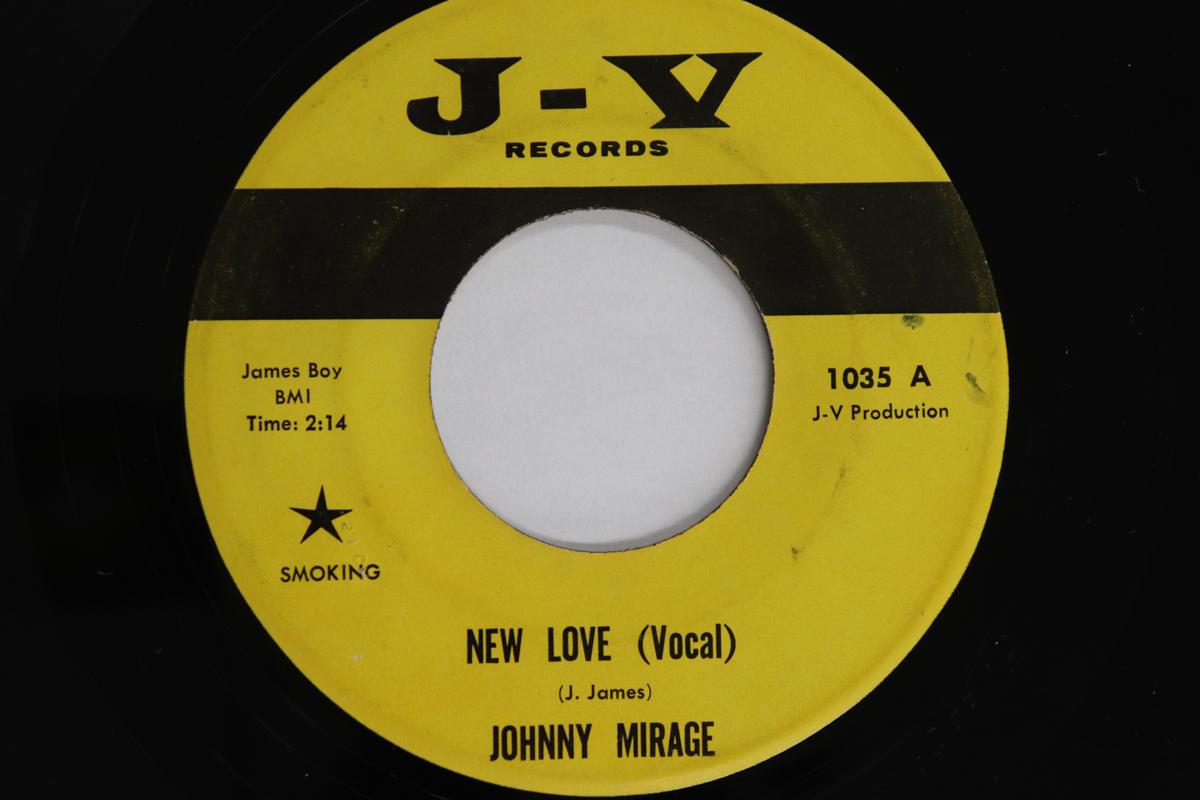 

7-дюймовая пластинка JOHNNY MIRAGE - New Love 1035 J-V RECORDS US Соул/Фанк Б/У