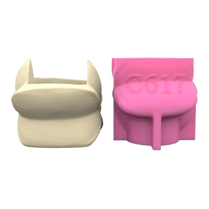 Moule en Silicone Forme de Fruit Vase Pots de Fleurs Pot à Stylo Succulente Outil de Fabrication DIY Moule de Vase en Résine Béton Décorations de Maison Outil