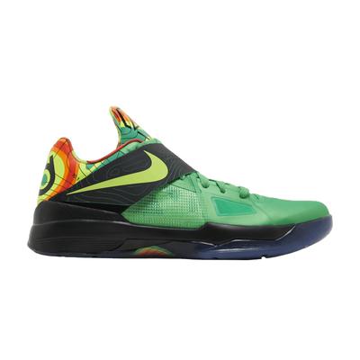 Zapatillas de Hombre KD 4 Weatherman (2024) Verde exuberante/Voltio/Negro/Naranja equipo
