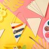 DIY Wooden Pennants Unfinished for Crafts Weddings Birthdays Seasonal Holidays Christmas Halloween New Year