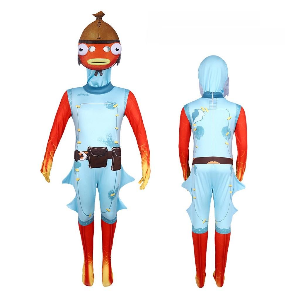 Cosplay Silk Tomatohead Jumpsuit Girls Role Playing Gaming Costumes