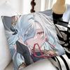 Game Anime Genshin Impact Shenhe Pillow Case Fashion Square Pillowcase Bedroom Sofa Room Ins Decoration Leisure