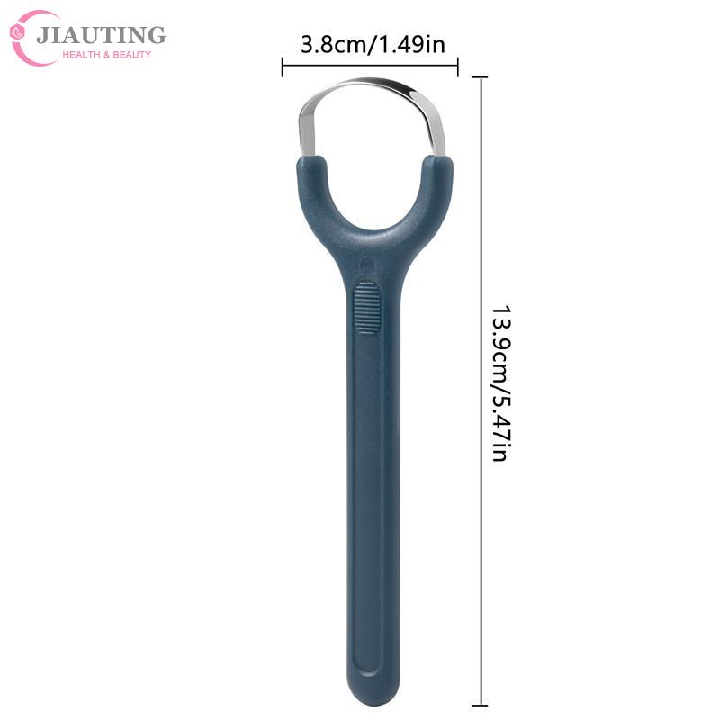 1 Stück Edelstahl Zungenschaber Frischer Atem Reinigung Beschichtete Zunge Zahnbürste Mundhygiene Metall Zungenschaber