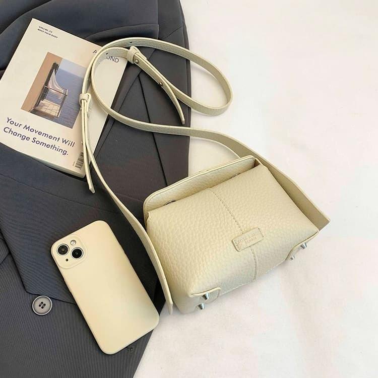 Lychee Metal Clip Crossbody Bag Women's Shoulder Bag