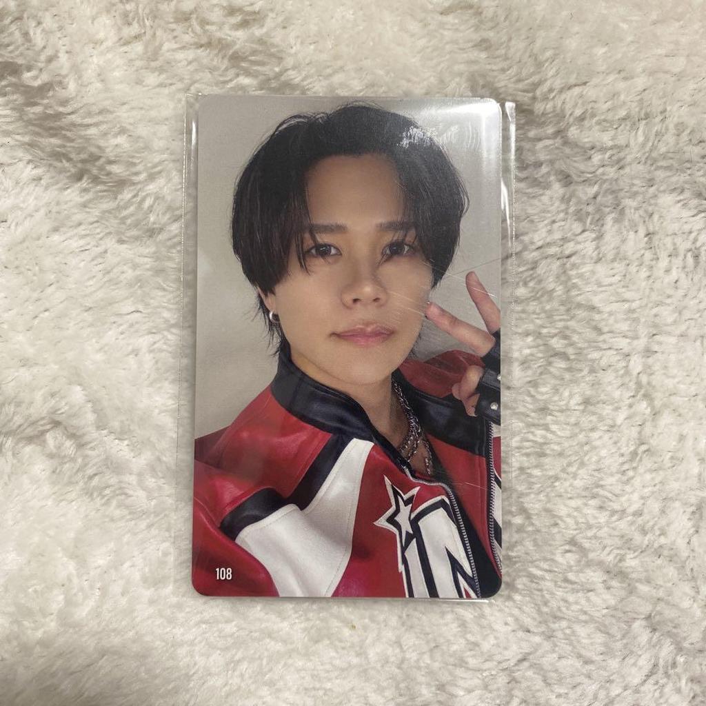 [USED] Survive Fes INI Goods Purchase Bonus Trading Card 108 Kyosuke Fujimaki