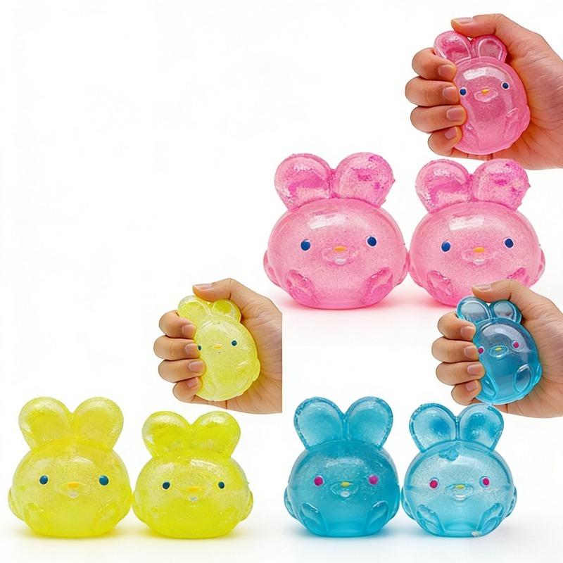 New Simulation Rabbit Soft Toy Decompression Extrusion Toy Soft Slow Compression Manual Toy Relaxation Party Gift Gift