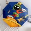 Marvin the Martian Pattern, Automatic Folding Umbrella, Portable and Foldable Design, 8 Ribs, a Christmas or Birthday Gift.