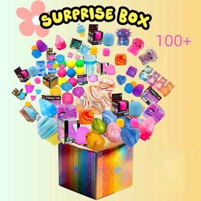 Caja Misteriosa Aleatoria Juguete Sensorial Squishy para Apretar Fidget Juguete Lindo para Alivio del Estrés Ansiedad Regalo para Todas las Edades