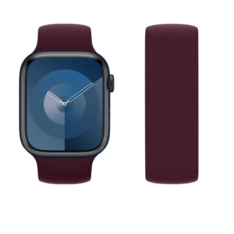 Straps for Apple Watch Band 40mm 44mm 45mm 41mm 46 mm 49mm 42mm Elastic Solo loop bracelet iWatch series 3 SE 6 7 8 9 10 ultra 2