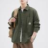 Spring and Autumn New Men's Retro Loose Shirt Jacket