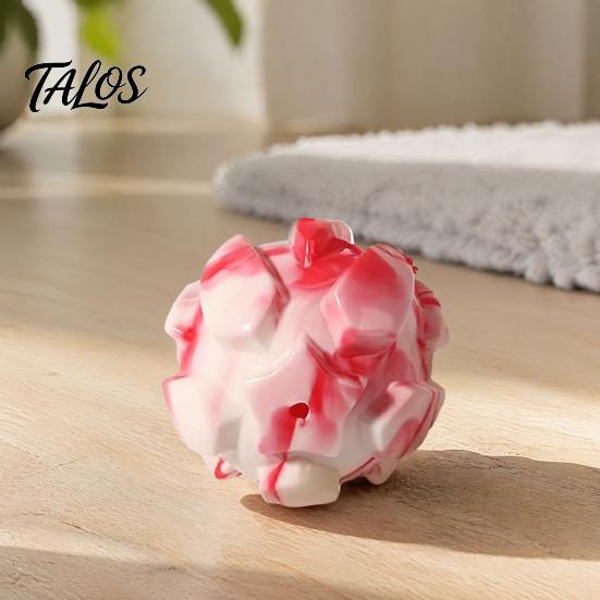 Durable Dog Chew Toys for Aggressive Chewers Squeaky Balls, TPR Interactive Pet Toy, Teeth Cleaning High Toughness Gnawing Star Texture Toy