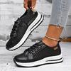 Women Sneakers Fashion Summer Casual Shoes Women Cutouts Lace Hollow Breathable Platform Flat Sneakers Woman Zapatos De Mujer