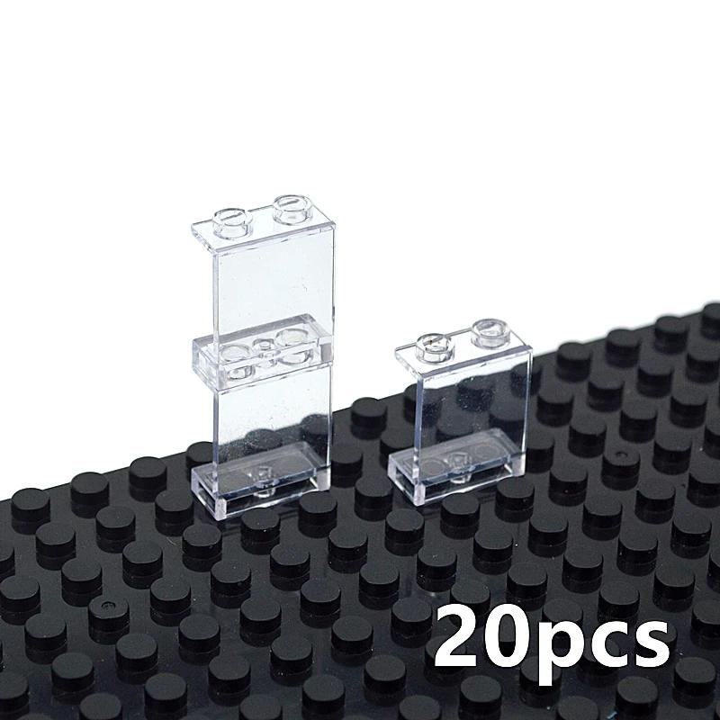 

MOC Transparent Panel 1x4x3 Dots Window Wall House Construction Accessories DIY House Bricks Toys Parts Compatible 60581 87544