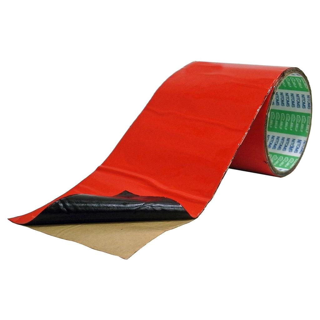 Nitoms Reflective Tape for Uneven and Rough Surfaces, Red, 0.65mm x 90mm x 1m, J3791