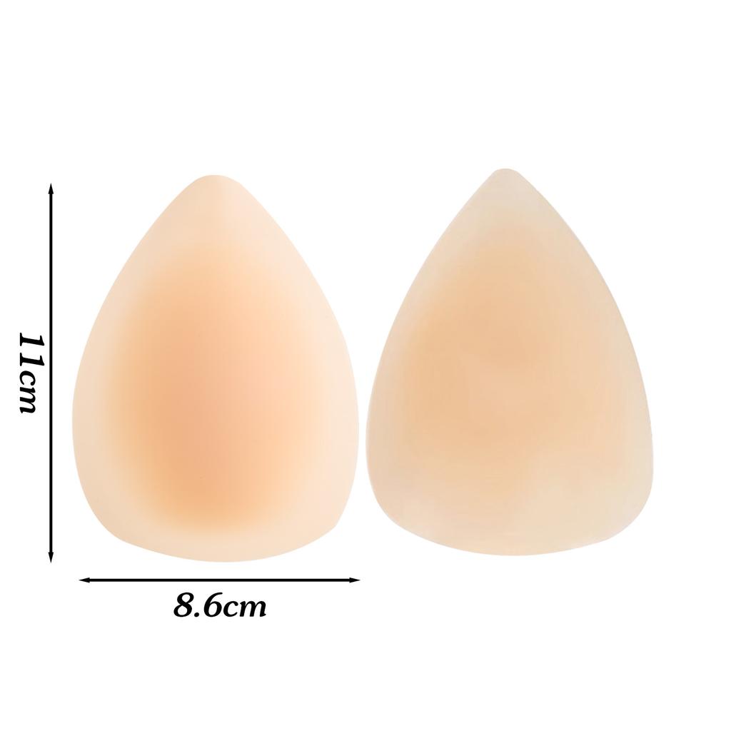 2026 Summer Triangle Invisible Silicone Self-adhesive Bra Pad for Women Skin Breast Pads Nipple Cover Bras Intimates Accessories