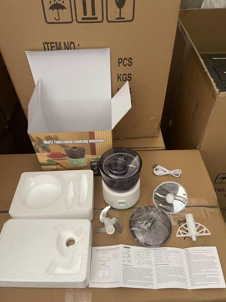 Multifunctional Meat Grinder & Chopper: Household Mincing, Garlic Press, Baby Food Maker, Cooking, Cutting, Mixing Tool.