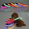 Hundehalsband aus Nylon, LED-Nachtsicherheitsblinken, im Dunkeln leuchtende Hundeleine, Haustierhunde, leuchtendes fluoreszierendes Hundezubehörhalsband