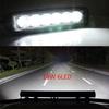 2PCS 18w 6 LED Car Work Light DRL Spotlight High Bright Waterproof Auto Offroad SUV Truck Headlights Driving Lamp 12V 24V 6000K