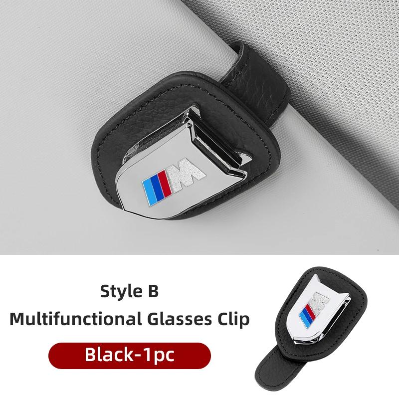 2025 Hot Car Glasses Case Sun Visor Glasses Holder Sunglasses Holder For BMW M Power X1 X3 X4 X5 X6 X7 F10 F20 F30 G20 G30 F15 F