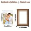 Personalized wooden photo frames, custom photo frame ornaments, simple holiday gifts indoors, commemorate precious memories