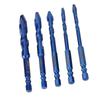 5 szt. Krzywogłowy wiertak mimośrodowy Specjalny zestaw wierteł krętych o wysokiej wytrzymałości Stal szybkotnąca M35