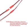 10Pairs 2 Pin JST JST Connector Cable 22AWG Copper Electrical Connector  LED Light