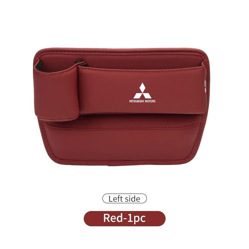 Car Seat Gap Storage Box Pocket Wallet Key Card Cup Phone Holder For Mitsubishi Outlander Lancer Eclipse Mirage Xpander Attrage