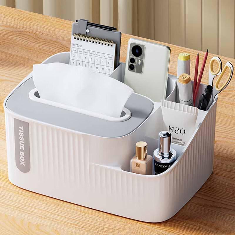 Multi-functional Desktop Storage & Tissue Box