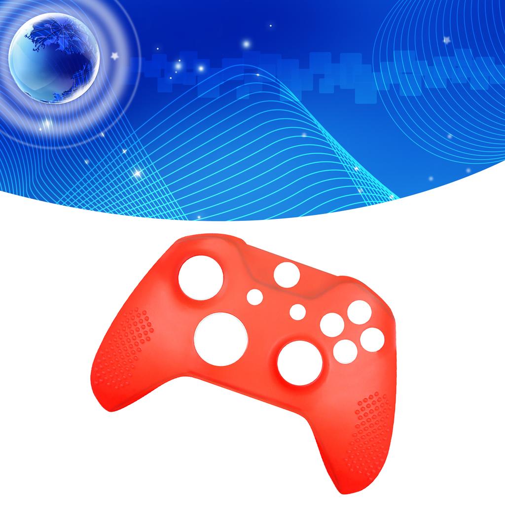 Gamepad Silicone Case Cover Slip Resistant Game Controller Protective Cover with Key Caps for XBOX