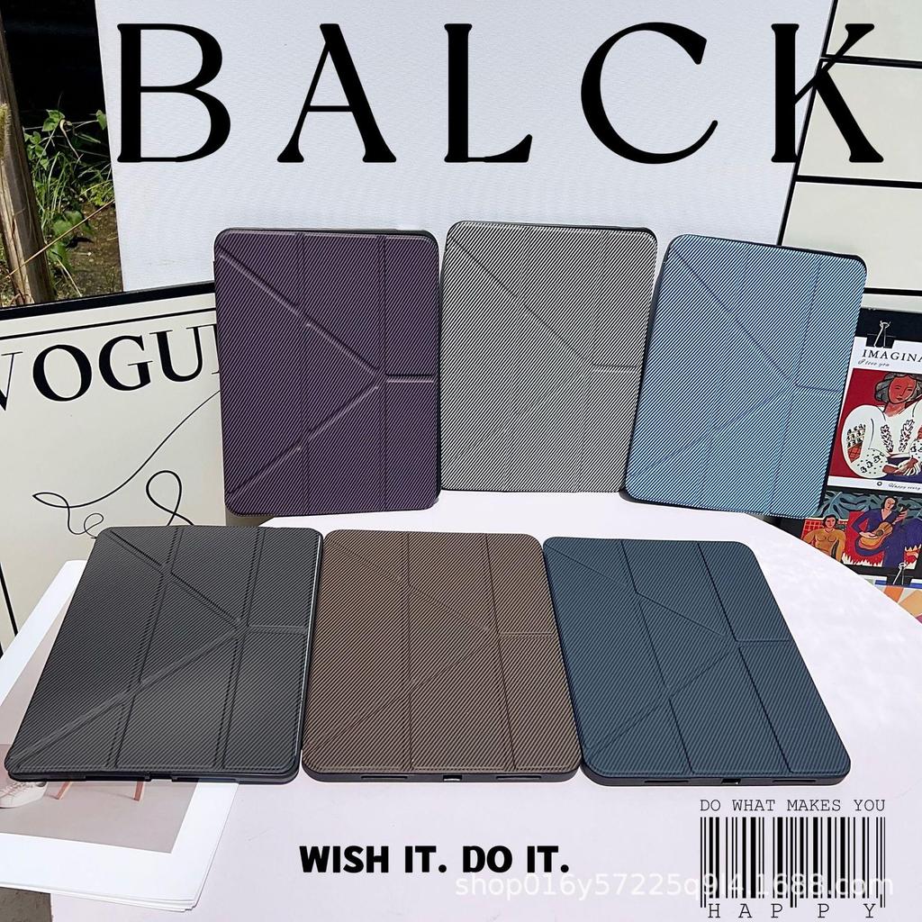 2020 iPad Pro Protective Y-Fold Carbon Fiber Case with Pen Slot & Sleep Function for 11" & 12.9" Models