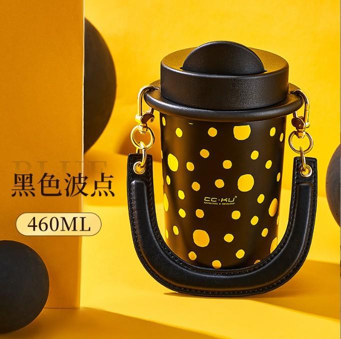Retro chic insulated cup for girls - Luxury water cup for women - Stainless steel fashionable gift cup