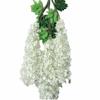 12pcs Long Branches Simulated Wisteria Hanging Trailing Flower String Silk Flower  Garland Display