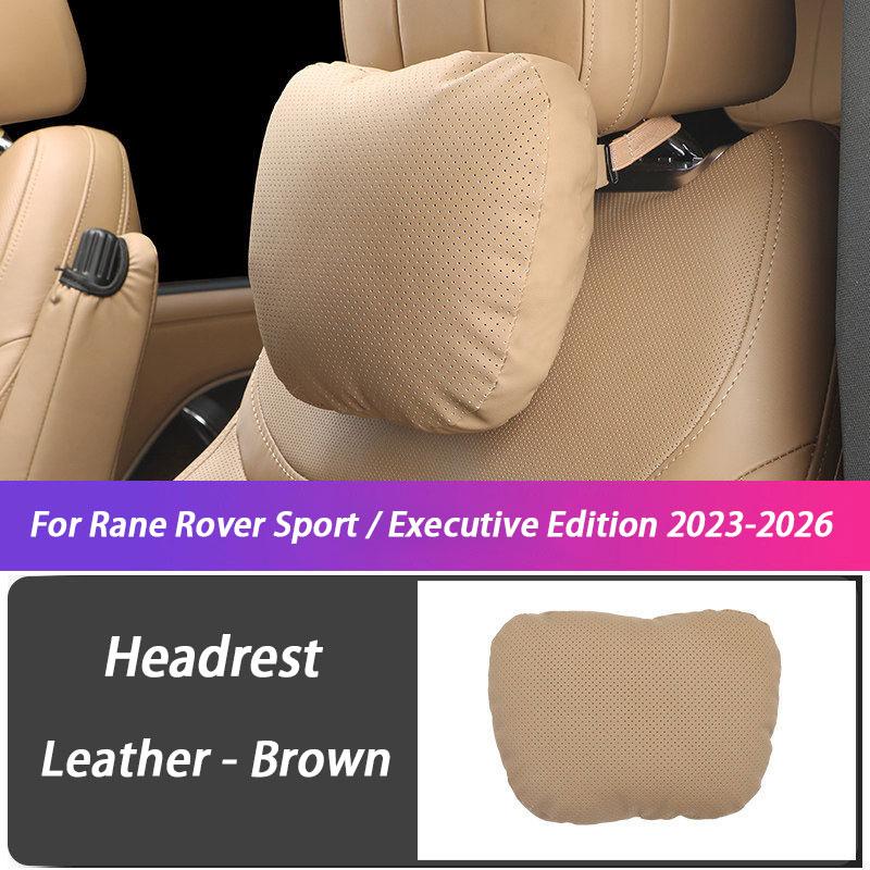 Leather Car Headrest Neck Pillow Lumbar
