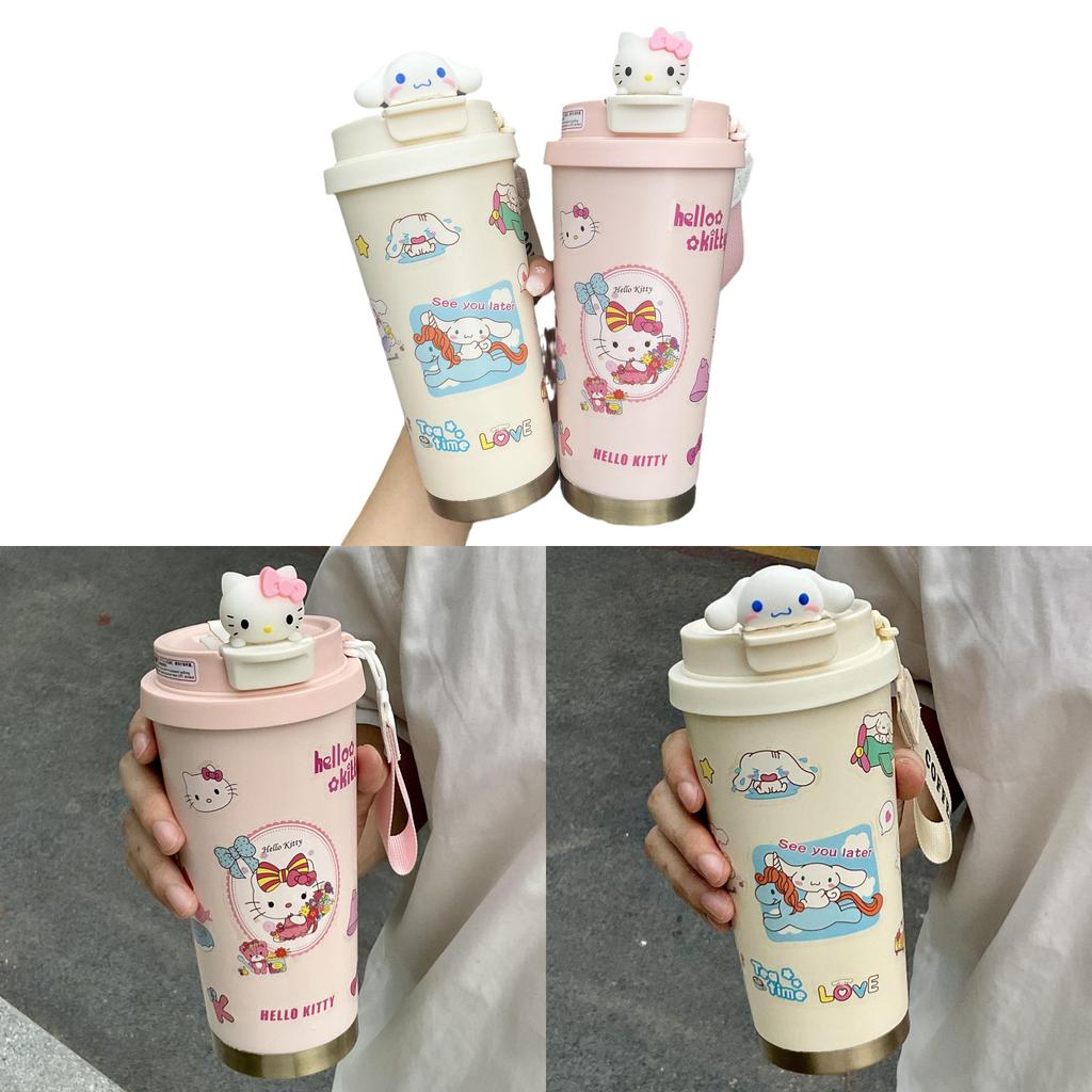 Hello Kitty Insulated Travel Mug With 316 Stainless Steel For Office And Outdoor Use