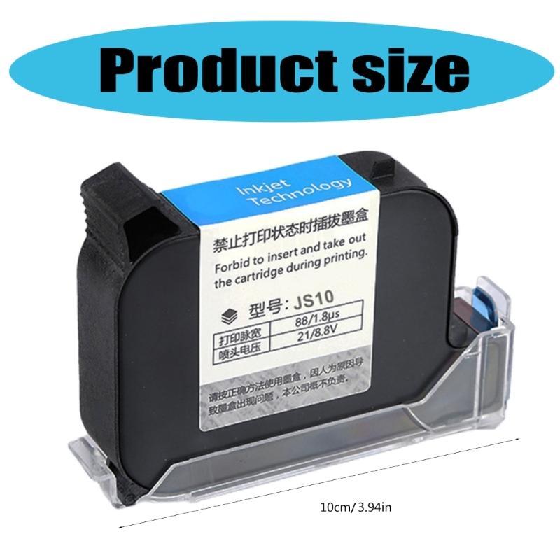 JS10 Ink Cartridge 12.7mm 600DPI High Yield Printing Optional Color For Handheld Inkjet Printer Models