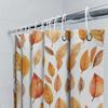 Vibrant Autumn Leaves Shower Curtain Modern Bathroom Decor For Home Living Room Warm Color Waterproof Fabric Easy Installation