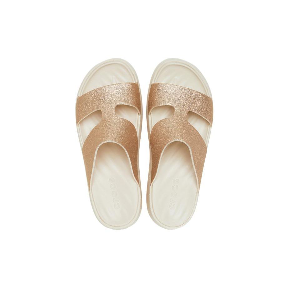 Crocs Non-Slip Durable Slide Sandals Women Sandals Gold 209667-160