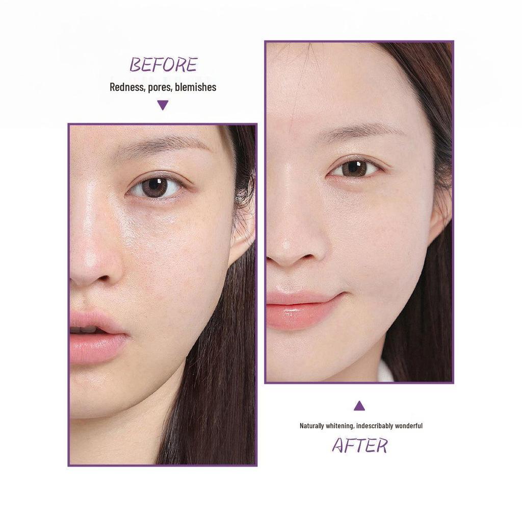 WODWOD Water Light Brightening Bare Skin Cream - Natural, No White Cast, Light Application, No Makeup Removal Needed