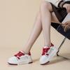 Leather platform early spring new sports height increase lightweight single shoes