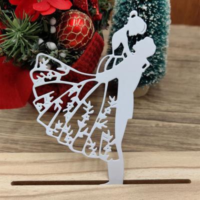 San Valentino Coppia Fustelle in Metallo Taglio DIY Arti Mestieri Scrapbooking Matrimonio Auguri