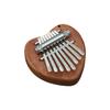 8-Note Mini Kalimba Thumb Piano for Kids - Solid Wood & Crystal Design