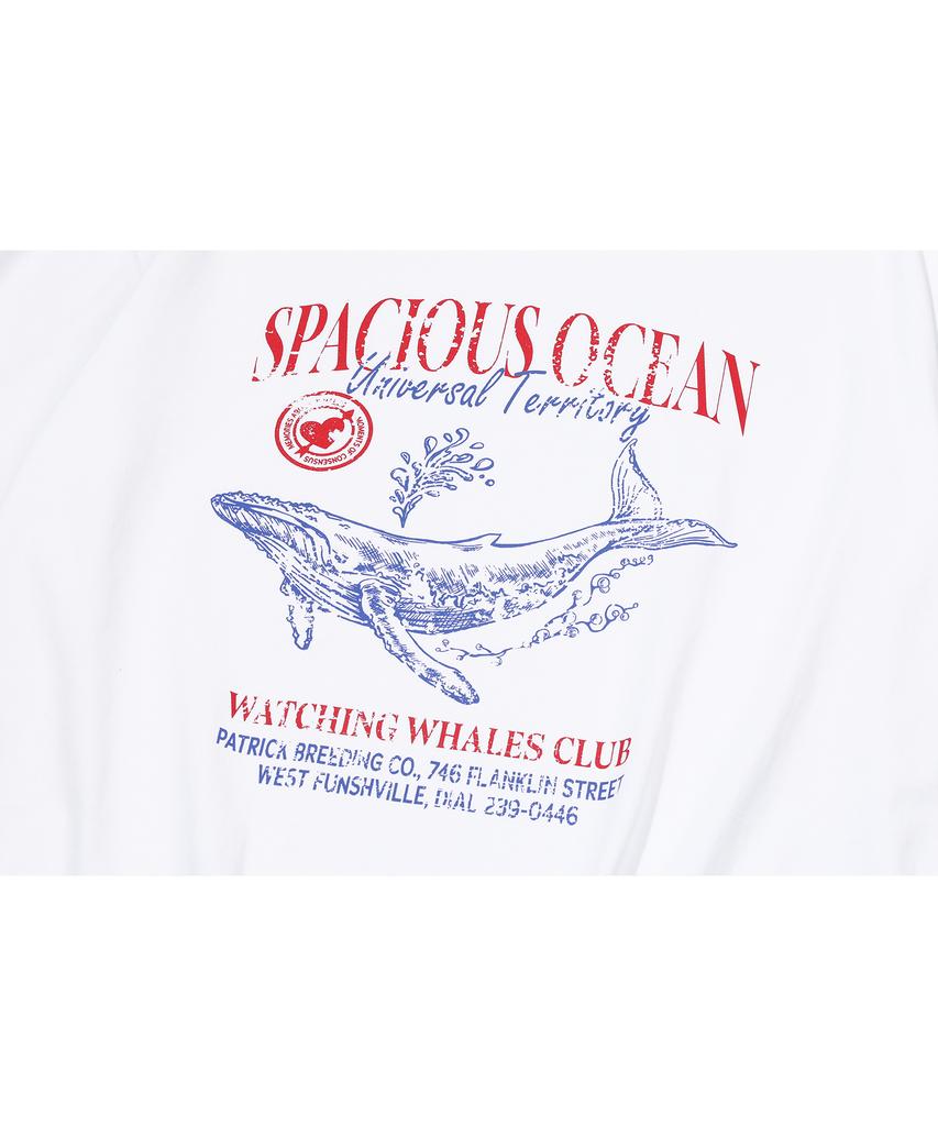 CPGN STUDIO Ocean Whale Short Sleeve Tee White