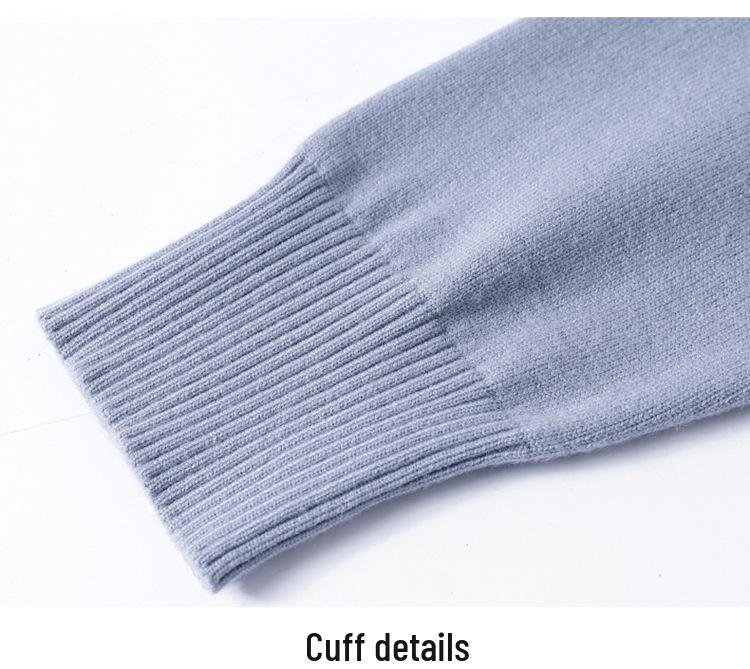 Chic Spring Knit Loose Sweater for Middle-Aged Women - Age-Defying Base Layer Top