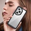 For Honor 400 Pro 5G (Global) Phone Case WANLONFENG XC Series TPU Acrylic Cover with Tempered Glass (Big Lens Hole)