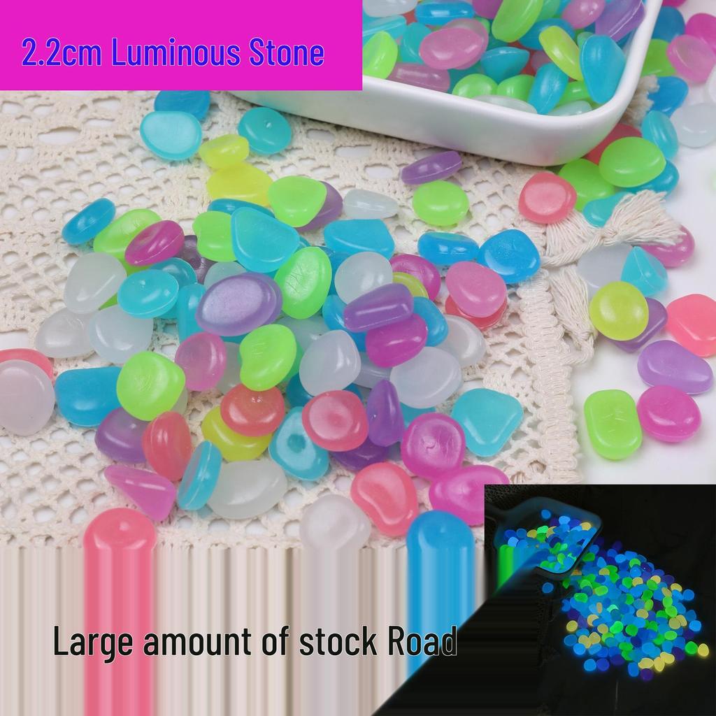 Luminous Glowing Pebbles - Garden Fish Tank Landscaping & Bonsai DIY Accessories