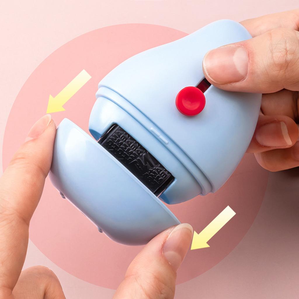 Identitätsschutz Rollerstempel Effektive Abdeckung Schützen Intimität Mini Tragbarer Kartonschneider für